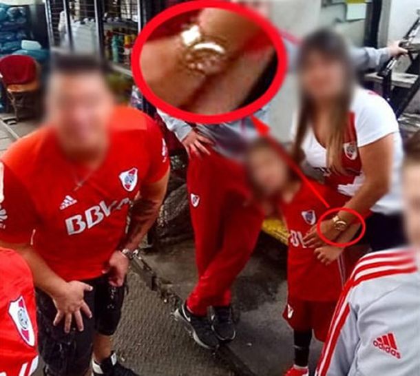 Liberaron a la mujer que le pegó bengalas a su hijo en la previa a la Superfinal