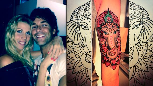 El impactante tatuaje de Juliana Giambroni, la esposa de Mariano Martínez