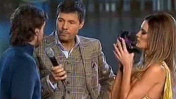 El día que Pedro Alfonso le regaló a Moro a Paula Chaves. El día que Pedro Alfonso le regaló a Moro a Paula Chaves.