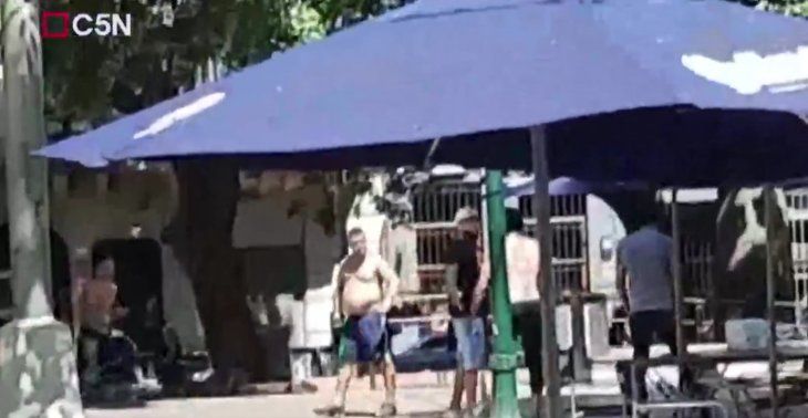 Batalla campal de trapitos en San Telmo