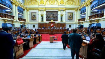 El recinto del Pleno del Congreso de Perú El recinto del Pleno del Congreso de Perú
