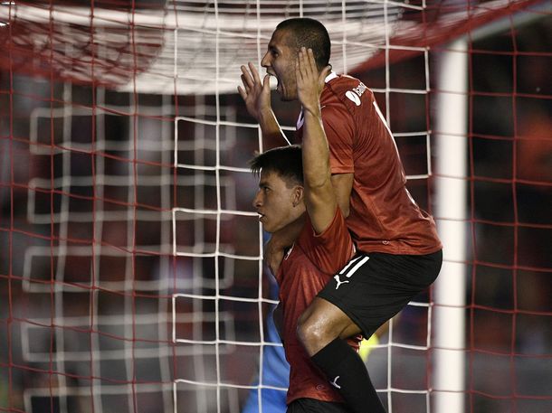 Gaibor celebra el gol de la victoria