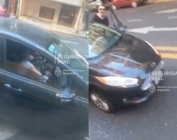 Relatos salvajes en Recoleta: destruyó un colectivo tras una discusión de tránsito