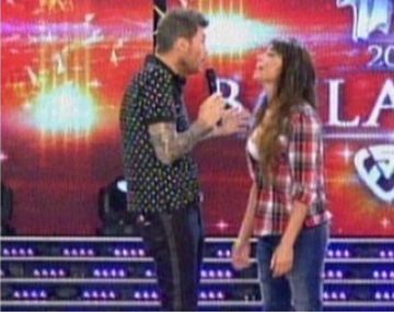 Noche caliente en Showmatch: Laura Fidalgo