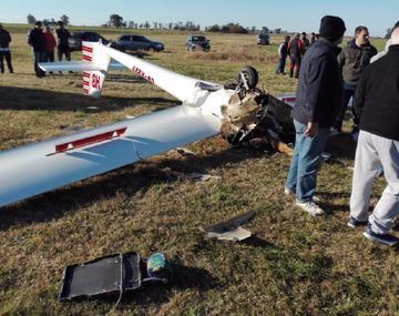 Murió tras estrellarse en el planeador