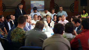 volcan villarrica: bachelet considero que el plan de emergencia fue un exito volcan villarrica: bachelet considero que el plan de emergencia fue un exito