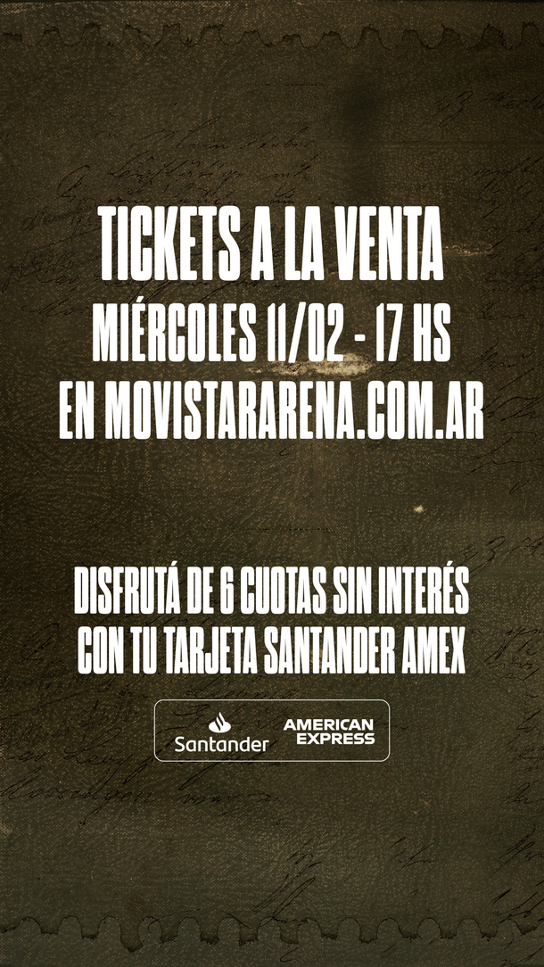 Nueva fecha para Ricardo Arjona