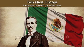 Félix María Zuloaga presidente interino de la República en 1858. Félix María Zuloaga presidente interino de la República en 1858.
