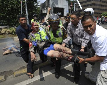 Las fotos de los atentados en Indonesia