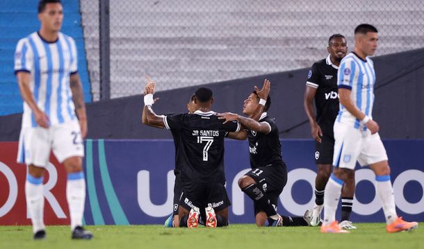 Racing vs. Botafogo, por la Copa Sudamerican: goles, resultado en vivo y minuto a minuto