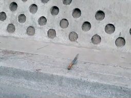 Relatos salvajes en la 9 de Julio: un conductor quiso acuchillar a otro