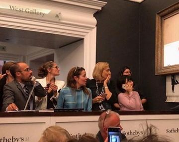 Se destruyó una obra de Bansky subastada en&nbsp;u$s 1,4 millón
