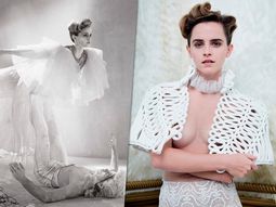 Emma Watson hizo topless en Vanity Fair, pero no le gustan las selfies Emma Watson hizo topless en Vanity Fair, pero no le gustan las selfies