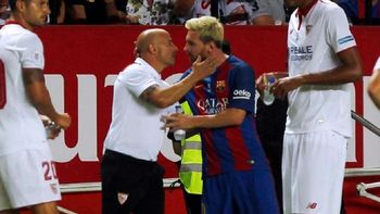 Sampaoli elogió a Messi Sampaoli elogió a Messi