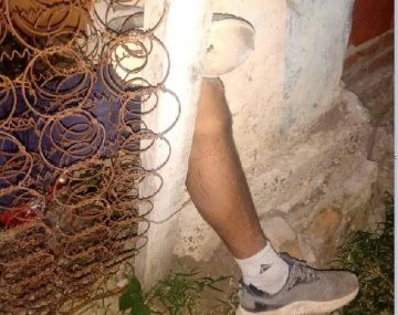 El ladrón intentaba robar y quedó atascado. Ocurrió en COrrientes.&nbsp;