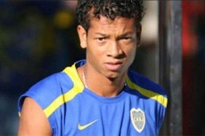 Fredy Guarín en su paso por Boca en 2005