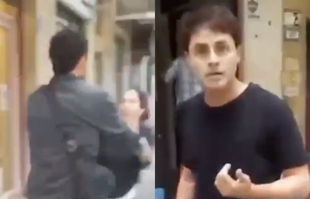 El confuso episodio de Martín Candalaft en la calle con una mujer: Me dijiste negra de mier...