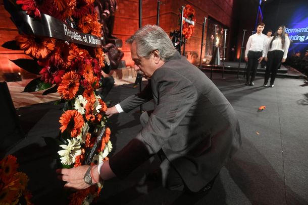 Alberto Fernández en Israel