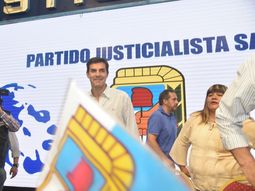 El gobernador de Salta, Juan Manuel Urtubey, en el acto del Día de la Lealtad