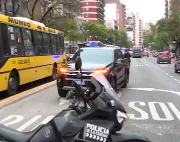 El hombre fue perseguido por 20 cuadras y finalmente fue detenido en la Avenida Santa Fe y Carranza.