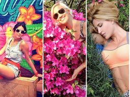 El festejo primaveral de los famosos en las redes sociales
