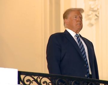 Donald Trump volvi&oacute; a la Casa Blanca tras estar internado por Covid-19
