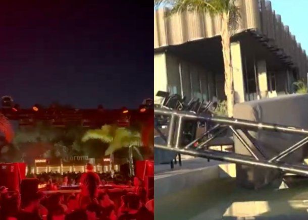 Derrumbe en un boliche de Costanera Norte.&nbsp;