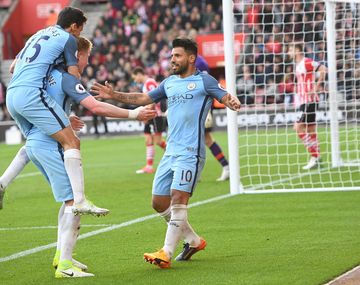 El grito goleador del Kun Agüero ante el Southampton