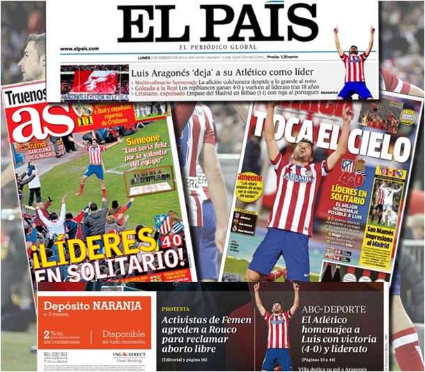 España se rinde a los pies del equipo del Cholo Simeone