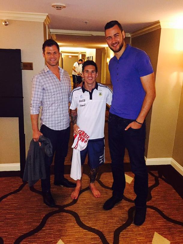 Una estrella de la NBA loco por Messi y la Selección