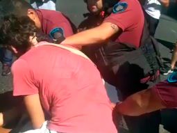 Así fue la represión al cuadernazo frente al Congreso