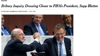 esta es la nota que puso en jaque a joseph blatter esta es la nota que puso en jaque a joseph blatter