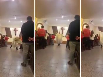 Un cura baila y canta una versión parroquial de Despacito