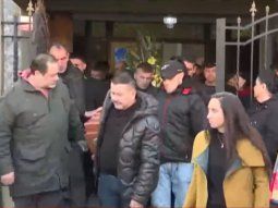 Desgarrador: mucho dolor y pedido de justicia en el último adiós a Thiago Correa