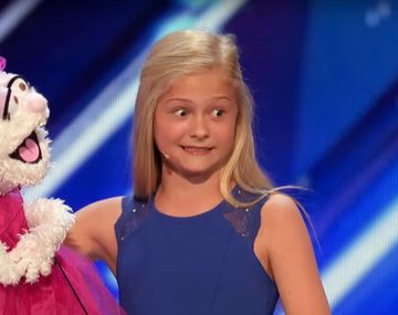 Una nena ventrílocua fue a un programa de talentos y se viralizó
