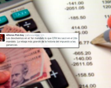 El ministro de Hacienda defendió el proyecto oficial sobre Ganancias