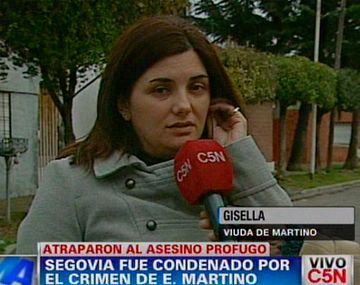La viuda de Martinó cree que hubo complicidad en la fuga del asesino