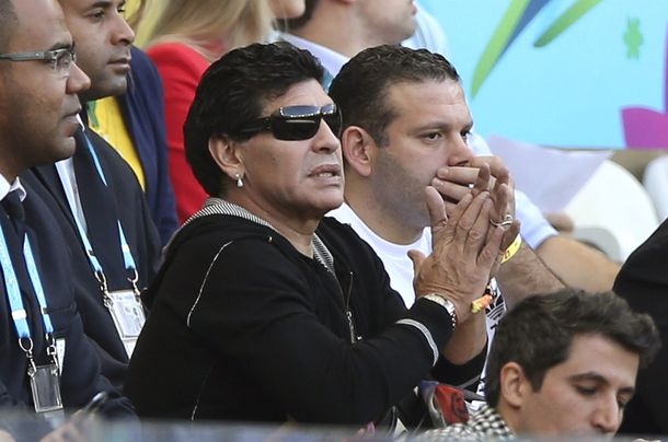 El clan Grondona tildó de mufa a Diego Maradona