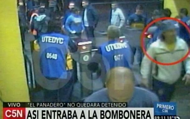 Exclusivo C5N: así ingresaba a La Bombonera El Panadero Napolitano