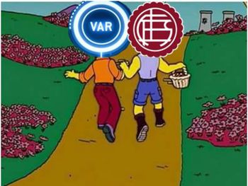 El VAR y Lanús enamorados