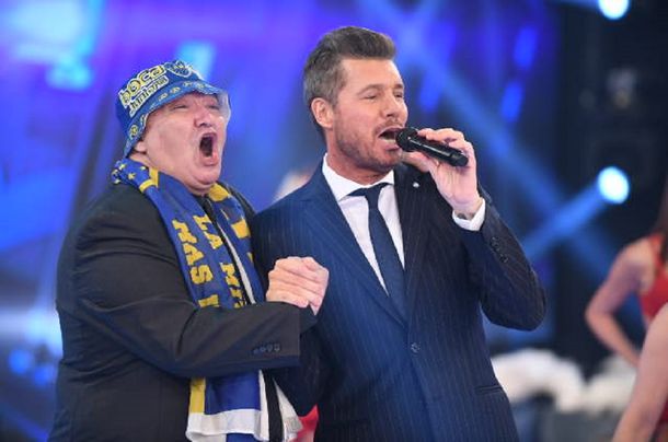 Marcelo Tinelli y Larry de Clay