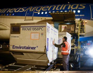 Siguen llegando vacunas al país