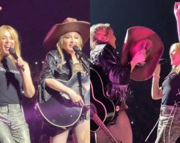 Madonna y Kylie Minogue cantaron juntas en el Día de la Mujer