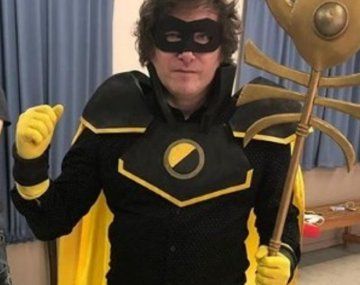 Milei leyó un párrafo de Batman en el discurso que leyó en Cadena