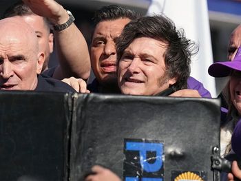 Javier Milei en Lomas de Zamora.