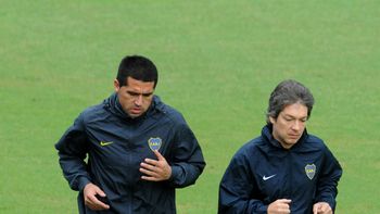 bajo la lluvia, riquelme se pone a punto para volver el domingo bajo la lluvia, riquelme se pone a punto para volver el domingo