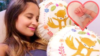 Lourdes publicó la primera foto de su hijo Lourdes publicó la primera foto de su hijo