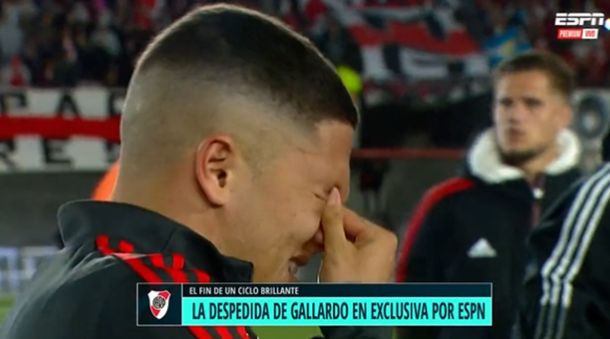 La Emoción De Juanfer Quintero En La Despedida De Gallardo