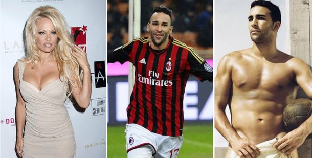 Pamela Anderson estaría de novia con el futbolista francés Adil Rami