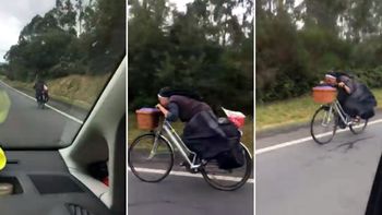 Una monja a toda velocidad en bici se vuelve viral Una monja a toda velocidad en bici se vuelve viral